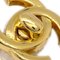 Orecchini Chanel Cc Turnlock a clip piccoli in oro 96P Ak35550H, set di 2, Immagine 2