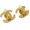 Chanel Cc Turnlock Earrings Clip-On Gold Small 96P Ak35550H, Set of 2 3