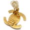 Orecchini Chanel Cc Turnlock con strass a clip piccoli dorati 97A 151766, set di 2, Immagine 4