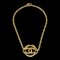 CHANEL Chain Pendant Necklace Gold 151885 1