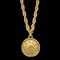 CHANEL Charm Gold Chain Pendant Necklace 123058 1
