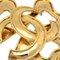 CHANEL Clover Brooch Pin Gold 94P 131690, Image 2