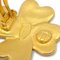Chanel Clover Ohrringe Clip-On Gold 95P 131672, 2 . Set 4