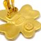 Chanel Clover Ohrringe Clip-On Gold 95P 122631, 2er Set 4