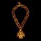 CHANEL Clover Pendant Necklace Acrylic 95P 59824 1