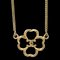 CHANEL Clover Pendant Necklace Gold 1993 141022 1