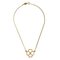 CHANEL Clover Pendant Necklace Gold 1993 141022, Image 2