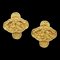 Chanel Cross Earrings Clip-On Gold 94A 78665, Set of 2 1