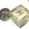 Chanel Dangle Cube Ohrringe Clip-On Transparent 97P 112506, 2er Set 2