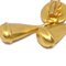 Chanel Dangle Earrings Clip-On Gold 96P 131765, Set of 2, Image 2