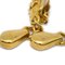 Chanel Dangle Earrings Clip-On Gold 97A 111048, Set of 2 2