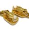 Chanel Dangle Earrings Clip-On Gold 97A 111048, Set of 2 3