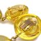 Orecchini pendenti Chanel dorati 25 gialli 190297, set di 2, Immagine 2