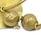 Chanel Dangle Hoop Earrings Clip-On Gold 94A 99559, Set of 2 3