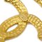 Chanel Dangle Hoop Earrings Clip-On Gold 96P 112503, Set of 2 4