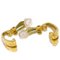 Chanel Dangle Hoop Earrings Clip-On Gold 96P 112503, Set of 2 3