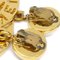 Pendientes de aro Chanel con clip de perlas artificiales doradas 181465. Juego de 2, Imagen 2