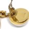 Pendientes de aro Chanel con clip de perlas artificiales doradas 181465. Juego de 2, Imagen 4