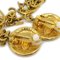 Chanel Dangle Hoop Earrings Gold 140328, Set of 2, Image 3