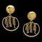 Boucles d'Oreilles Créoles pendantes Chanel Doré 140328, Set de 2 1