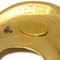 Chanel Dangle Hoop Earrings Gold Clip-On 93P 121790, Set of 2, Image 4