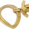 Chanel Dangle Hoop Earrings Gold Clip-On 96P 112946, Set of 2 2