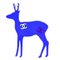 Deer Brooch in Blue form Chanel 1