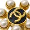 Chanel Ohrringe Clip-On Künstliche Perle Gold 95A 29497, 2er Set 2