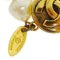 CHANEL Halskette mit künstlicher Perlenkette aus Gold 140308 3