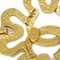 Chanel Flower Dangle Earrings Clip-On Gold 95P 131974, Set of 2 3