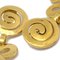Chanel Flower Dangle Earrings Clip-On Gold 95P 131974, Set of 2 2