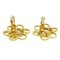 Chanel Flower Earrings Clip-On Gold 96P 141172, Set of 2 2