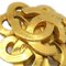 Chanel Flower Ohrringe Clip-On Gold 97P 122213, 2 . Set 4
