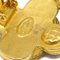 Chanel Fringe Charm Dangle Earrings Clip-On Gold 94A 142122, Set of 2 4