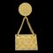 CHANEL Gold Bag Brooch Pin 23 112261, Image 1