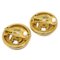 Chanel Gold Button Earrings Clip-On 123271, Set of 2 2