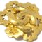 Chanel Gold Button Earrings Clip-On 96P 123267, Set of 2 2