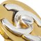 Chanel Goldfarbene Turnlock Ohrringe Clip-On 97A 123262, 2er Set 2