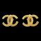 Chanel Gold Cc Earrings Clip-On 93P 132750, Set of 2 1
