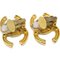 Chanel Gold Cc Earrings Clip-On 93P 132750, Set of 2 3