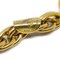 Goldene CC Halskette mit Kristall-Anhänger von Chanel 4