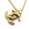 Goldene Halskette mit Kettenanhänger von Chanel 3