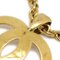 Goldene Halskette mit Kettenanhänger von Chanel 2