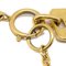 CHANEL Halskette mit vergoldetem Plättchen-Anhänger 123057 3