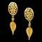 Chanel Gold Dangle Earrings Clip-On 95A 113041, Set of 2 1