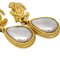 Chanel Gold Dangle Earrings Clip-On 97A 132719, Set of 2 2