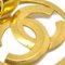 Chanel Gold Dangle Hoop Earrings Clip-On 96P 123155, Set of 2 2