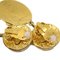 Pendientes colgantes ovalados de oro Chanel con clip 94P 113279. Juego de 2, Imagen 3