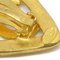 Chanel Gold Heart Earrings Clip-On 95P 123268, Set of 2 4
