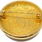 CHANEL Gold Medaillon Brosche 1136 123243 3